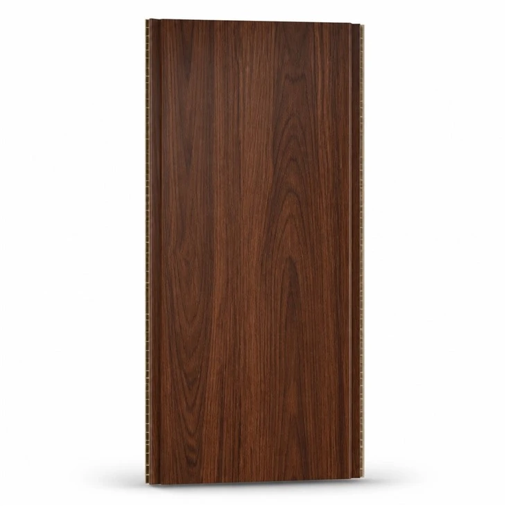 Wood-Grain PVC Panel, Walnut Finish